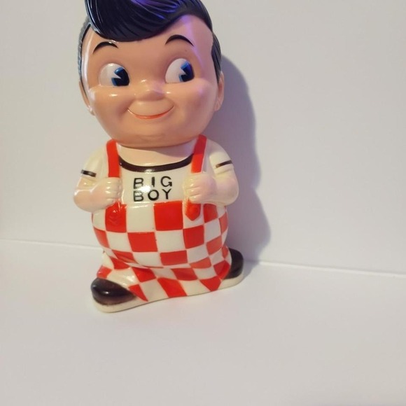 Other - Big Boy red and white piggy bank #piggybank #retro T102